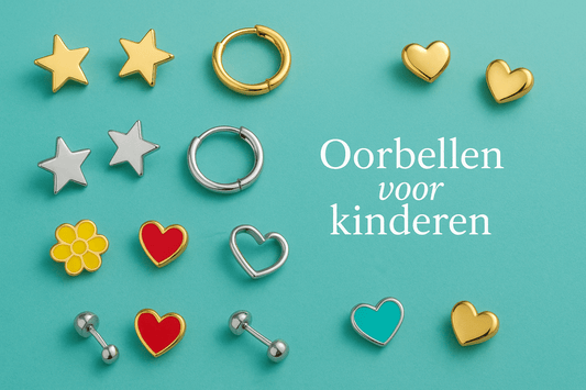 Veilige kinderoorbellen studs en huggies – Aramat Jewels