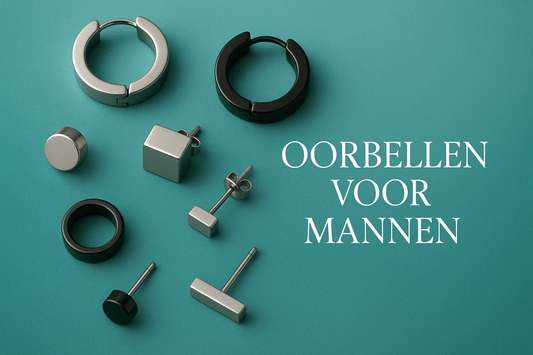 Oorbellen voor mannen RVS studs en creolen – Aramat Jewels