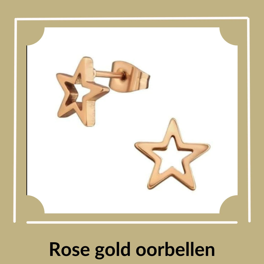 Rose Gold Oorbellen