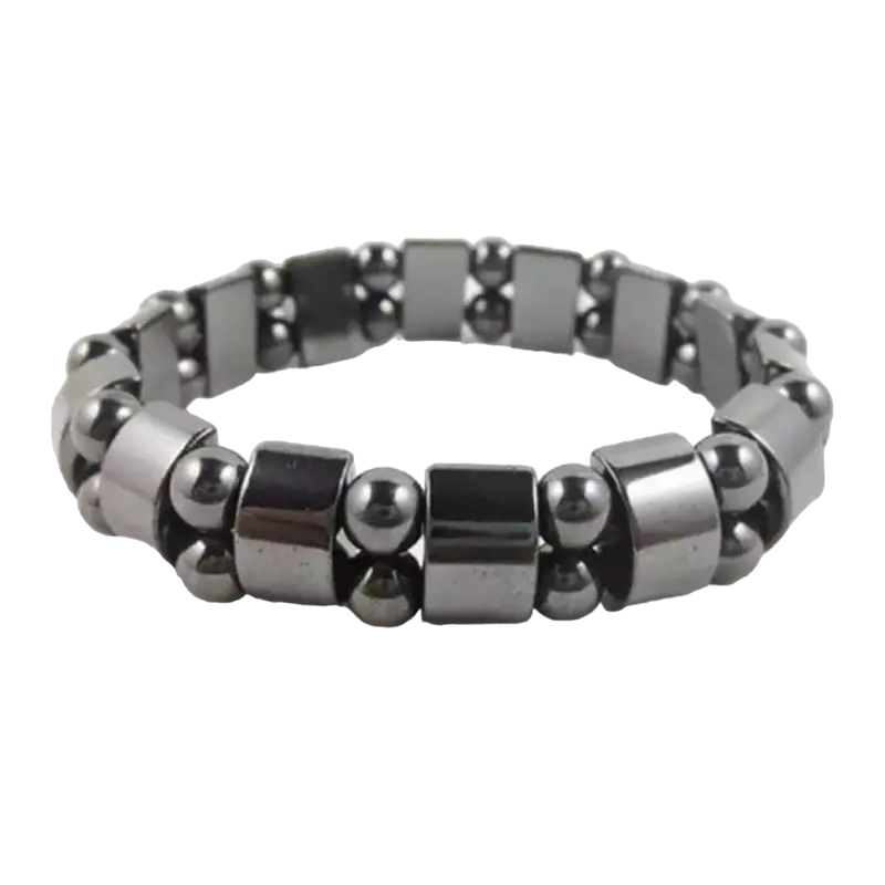 Verstelbare Natuursteen Armband met Hematiet | Armbanden