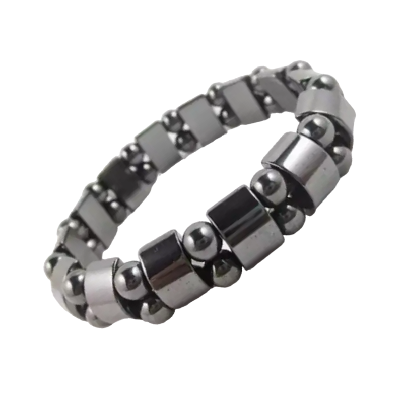 Verstelbare Natuursteen Armband met Hematiet | Armbanden