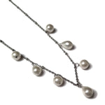 Stalen Witte Parelketting Van Aramat Jewels.