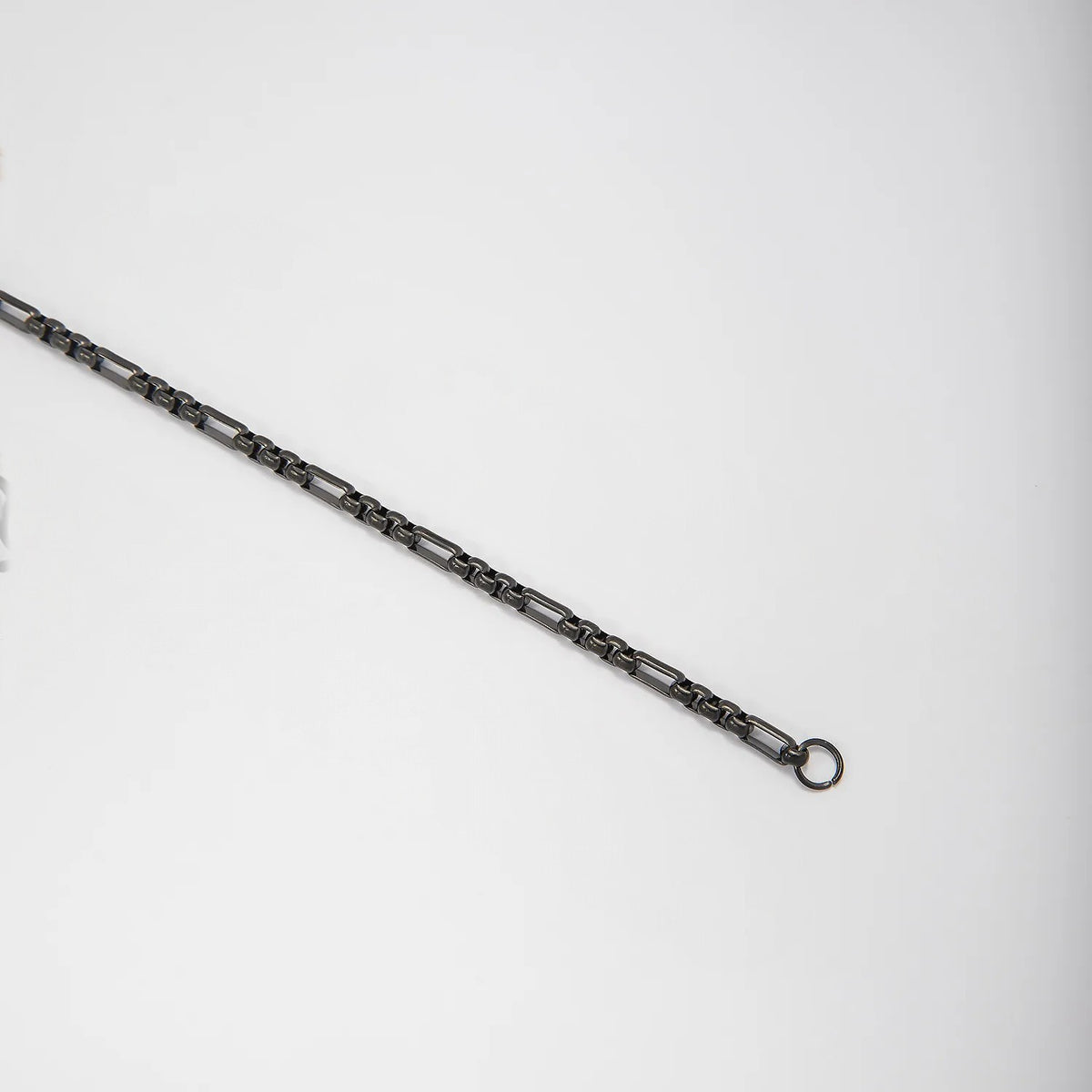 Stalen Fantasie Jasseron Ketting Zwart RVS – 2.5mm / 3mm / 3.5mm