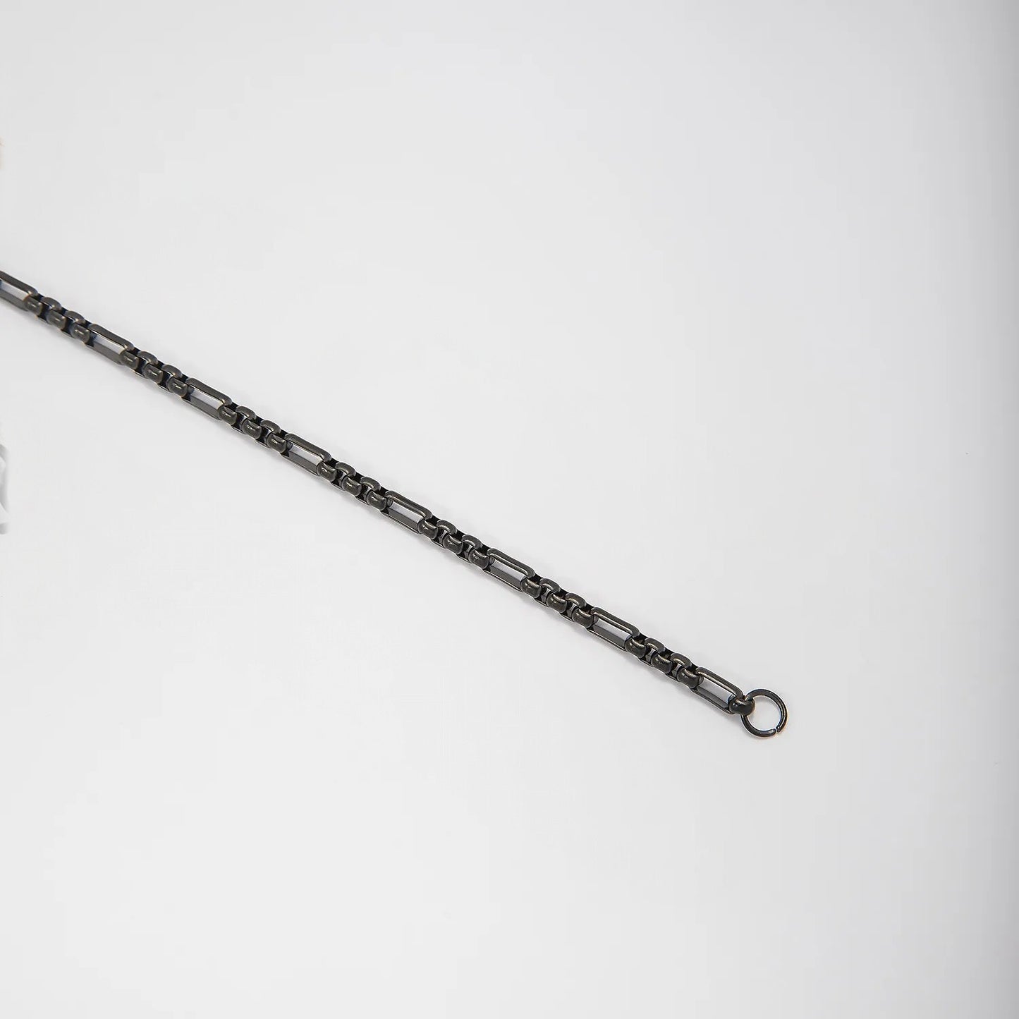 Stalen Fantasie Jasseron Ketting Zwart RVS – 2.5mm / 3mm / 3.5mm