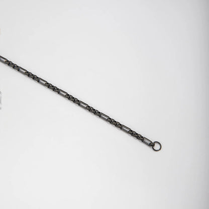 Stalen Fantasie Jasseron Ketting Zwart RVS – 2.5mm / 3mm / 3.5mm