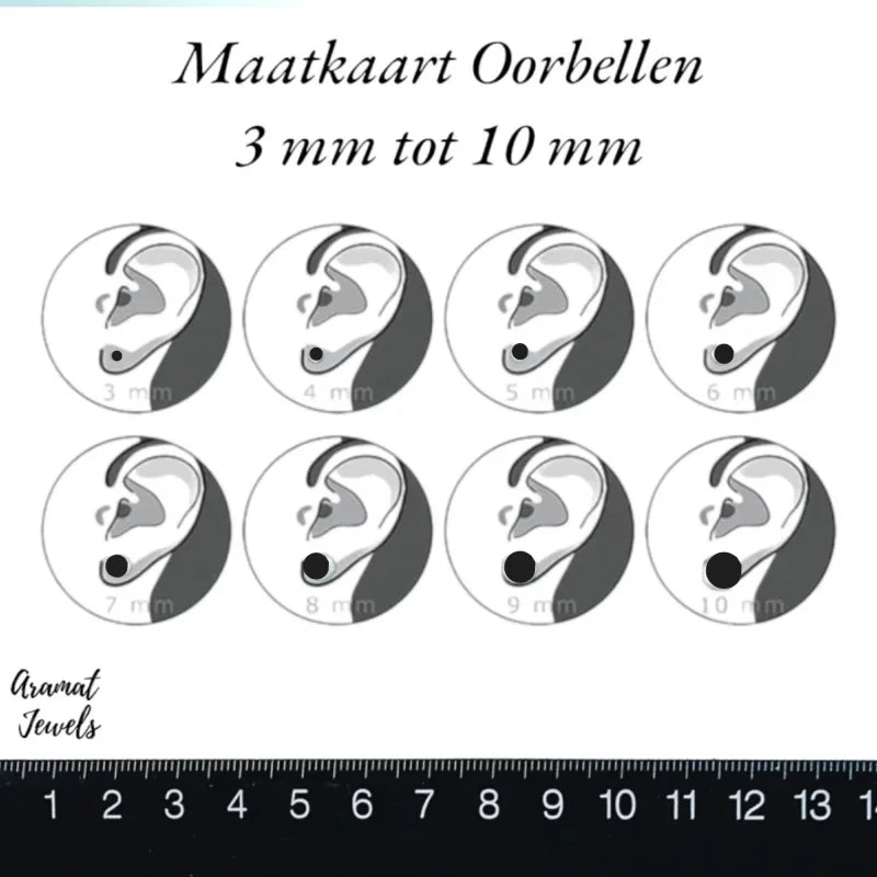 925 zilveren Oorbellen Kinder Dots 4mm - oor1823 - 37321 - Oorbellen kopen# - 4mm - 925 Zilver