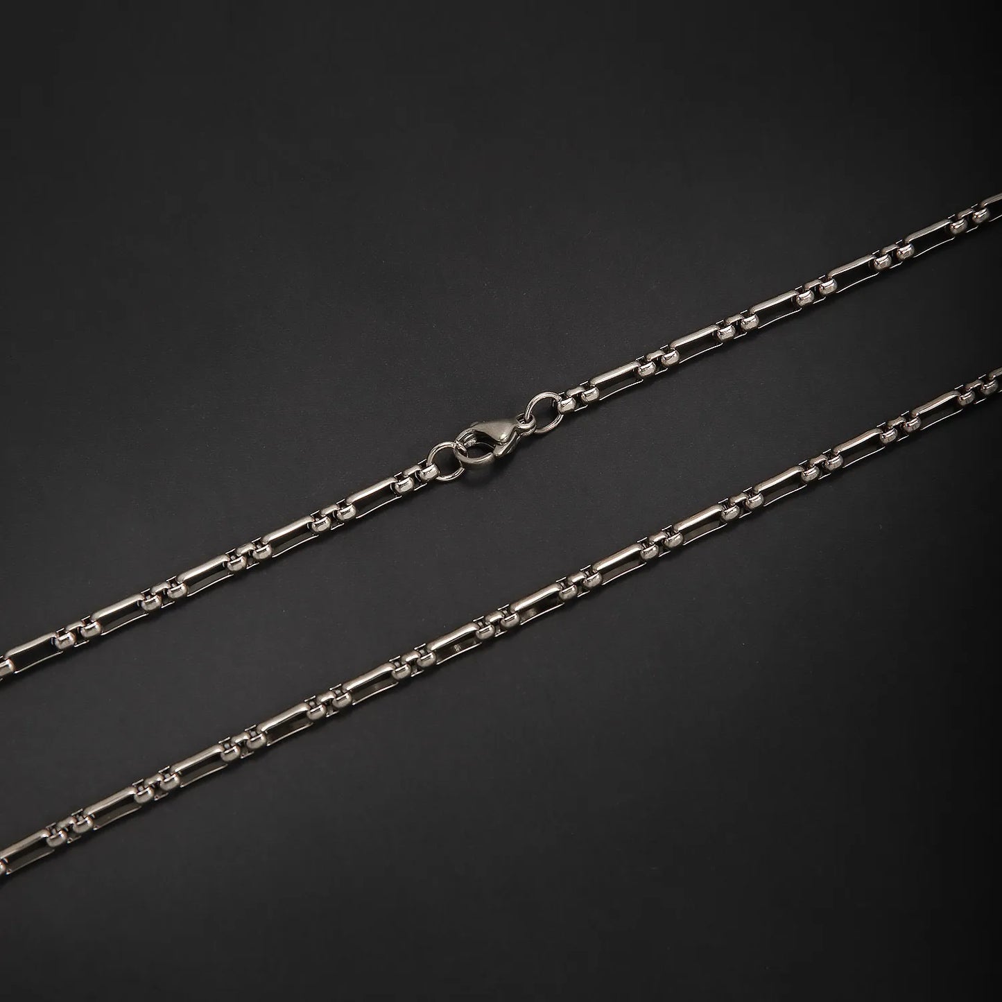 Stalen Fantasie Jasseron Ketting Zilverkleurig RVS – 2.5mm / 3mm / 3.5mm