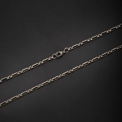 Stalen Fantasie Jasseron Ketting Zilverkleurig RVS – 2.5mm / 3mm / 3.5mm