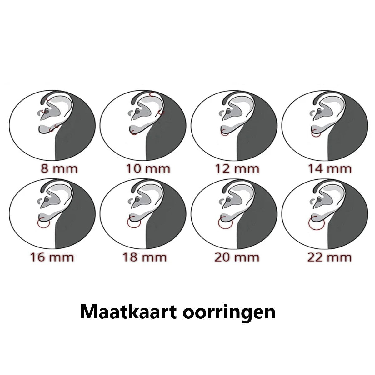 Zilverkleurige Boho Oorringetjes Met Makari Origen Stickers