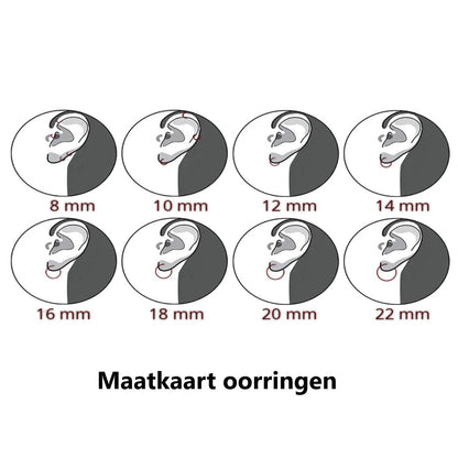 Een Set Van Zes Ronde Stickers Met De Tekst Makari Origen.