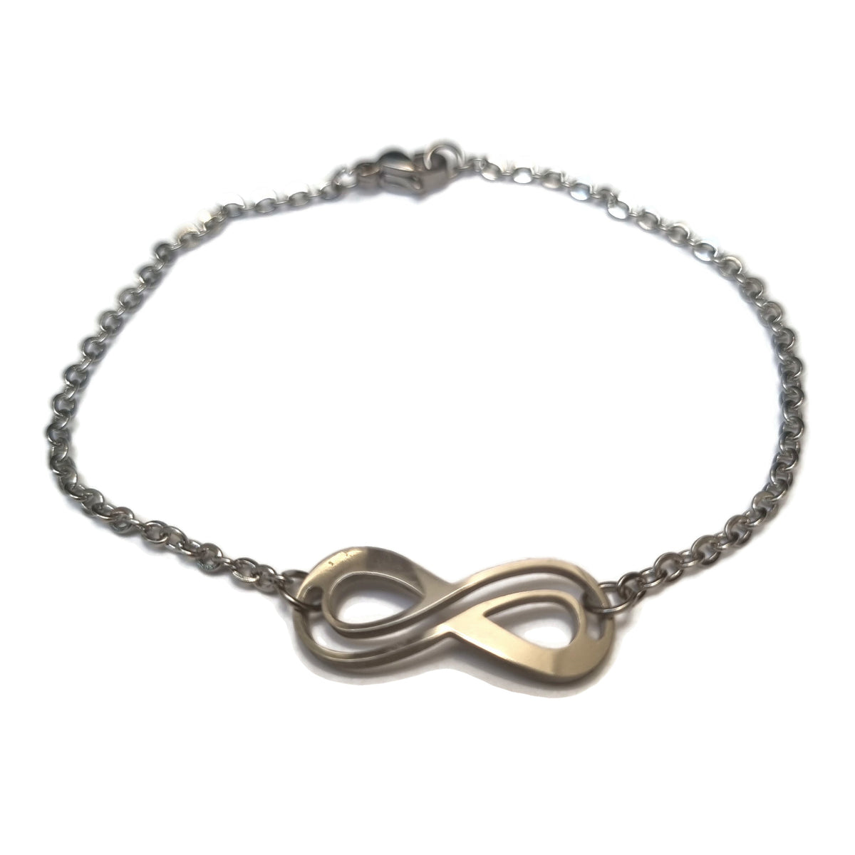 Armband Met Gouden Infinity Teken - Trendy Rvs ’nl’