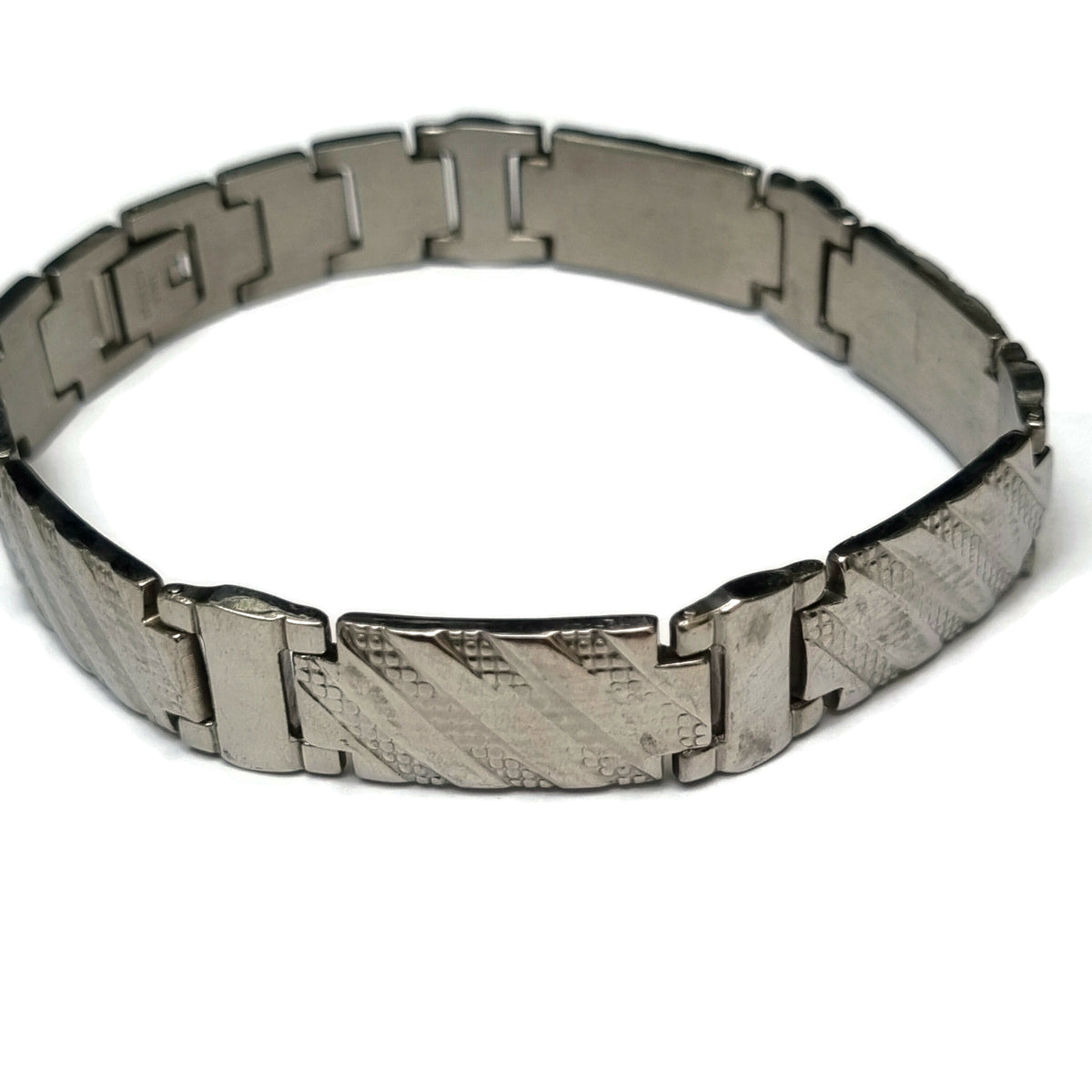 Schakel Armband Met Metalen Sluiting.