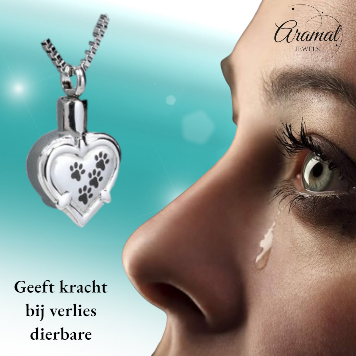 Ashanger hart pootafdrukken – troost & herinnering