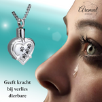 Ashanger hart pootafdrukken – troost & herinnering