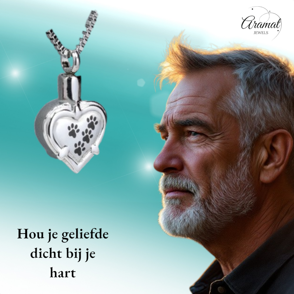 Ashanger hart pootafdrukken – troost & herinnering