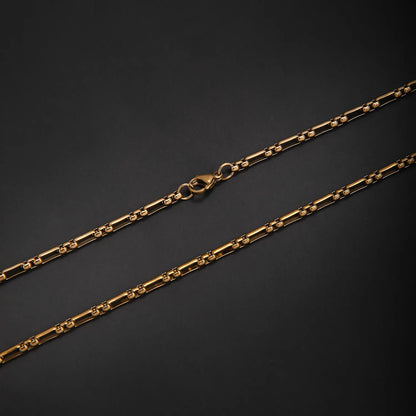 Stalen Fantasie Jasseron Ketting Goudkleurig RVS – 2.5mm / 3mm / 3.5mm