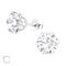 oor730-29475-Zilveren Oorbellen 8mm Kristal-Aramat Jewels 
