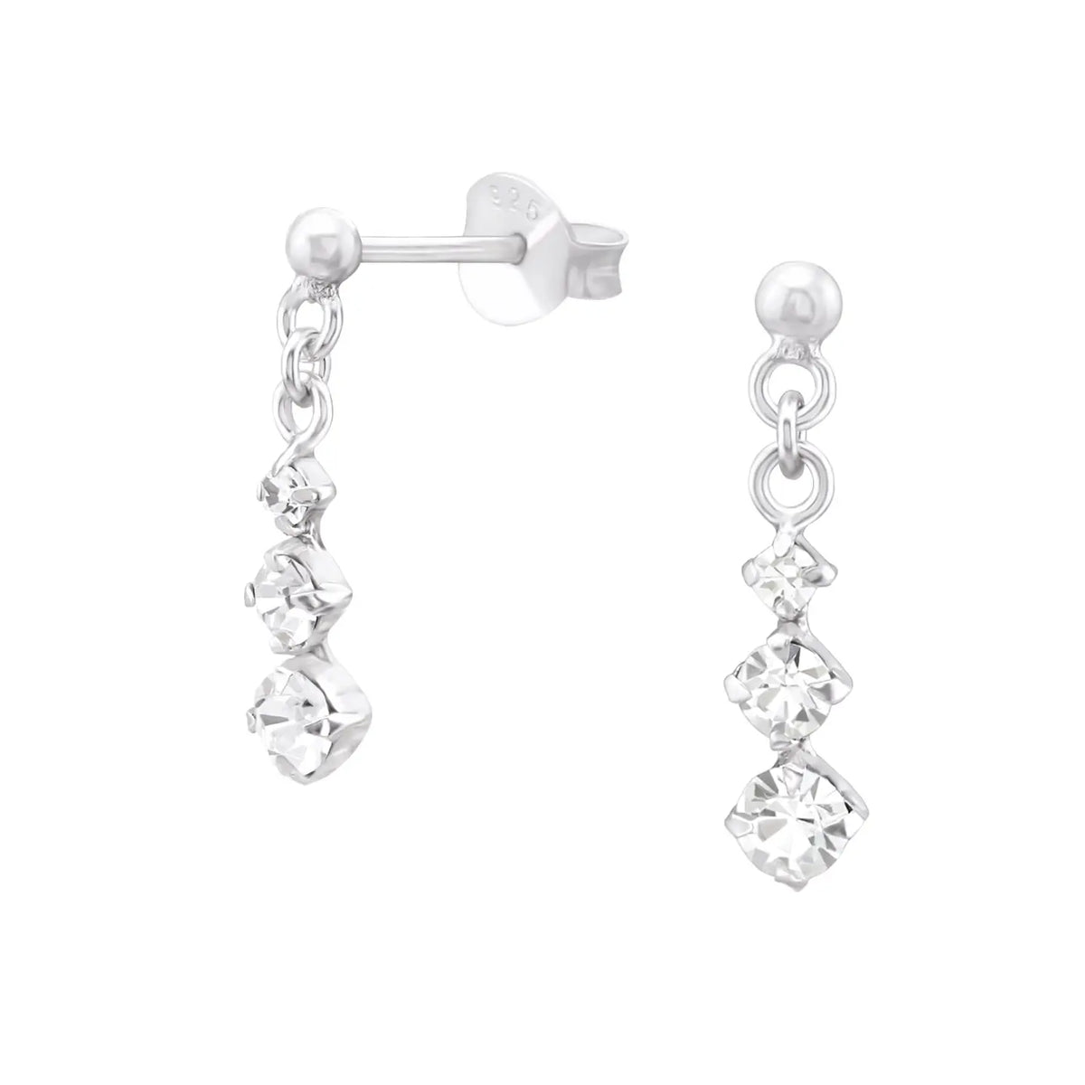 Prachtige Kinder Oorbellen Met Cubic Zirconia Van Aramat Jewels®.