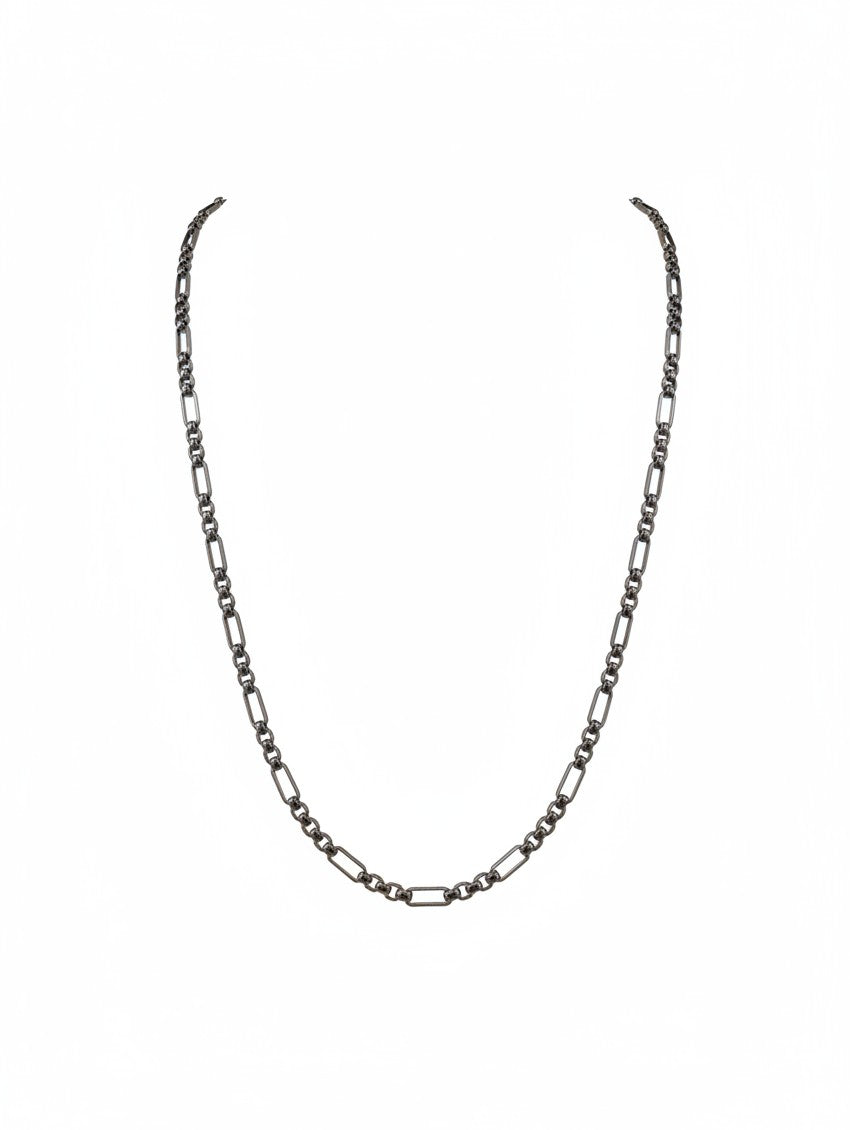 Stalen Fantasie Jasseron Ketting Zwart RVS – 2.5mm / 3mm / 3.5mm