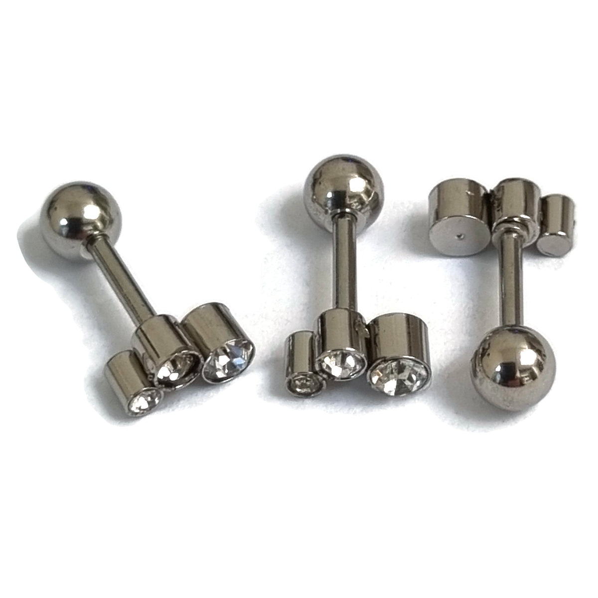 Transparante Helix Barbell of Tragus Piercing | Lichaamssieraden