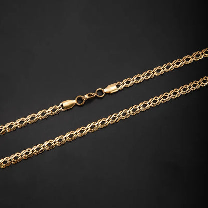 RVS platte schakelketting ruitpatroon – 5,2 mm