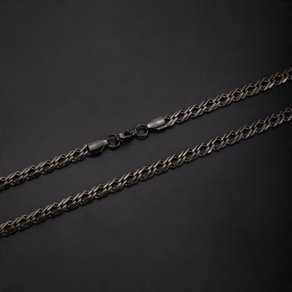 RVS platte schakelketting ruitpatroon – 5,2 mm