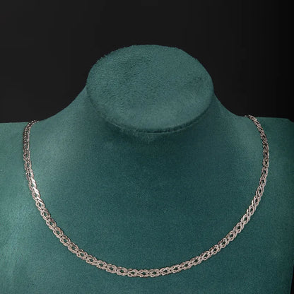 RVS platte schakelketting ruitpatroon – 5,2 mm