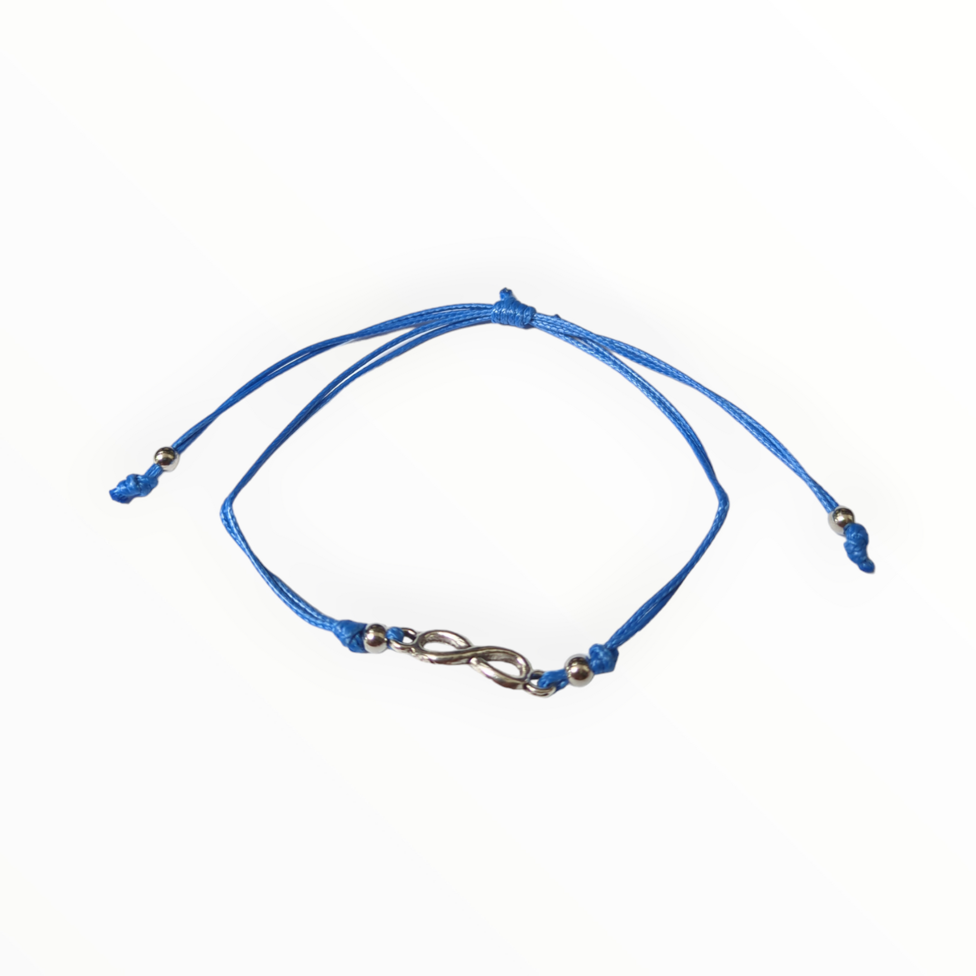 Blauwe Armband Met Zilveren Sluiting Van Infinity Armband Van Aramat Jewels