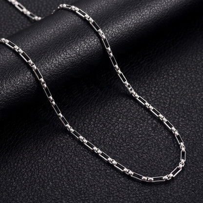 RVS fantasieketting vierkante schakels – 3 mm, 45 + 5 cm