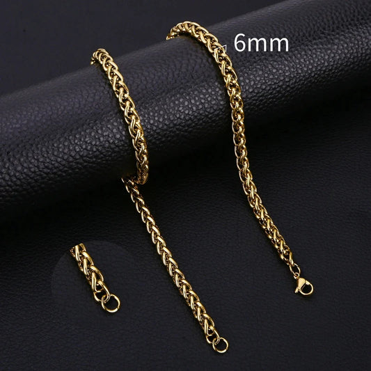 Gouden Vossenstaart Schakelketting Armbanden - Elegant & Opvallend