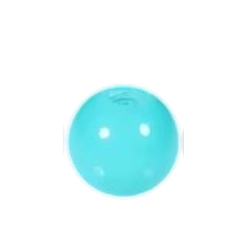 Aramat Jewels los lichtblauw acryl piercing balletje van 6mm voor tong- of navelpiercings met 1.6mm schroefdraad.