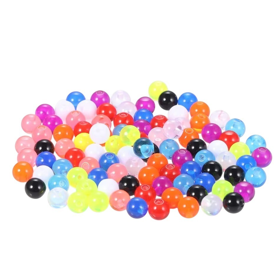 Aramat Jewels losse 5mm acryl piercing balletjes in diverse transparante en solide kleuren voor 1.6mm schroefdraad.