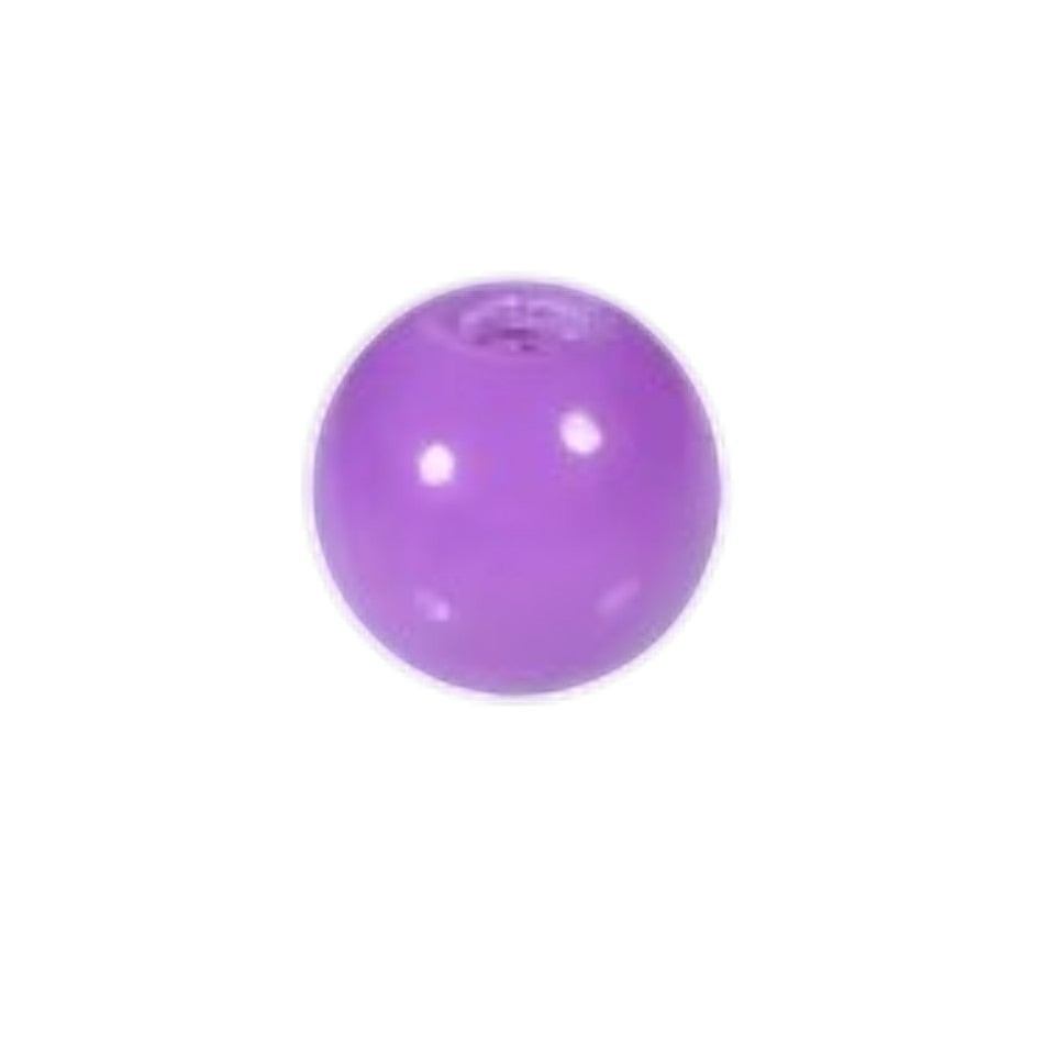 Paars acryl piercing balletje van 6mm voor Aramat Jewels piercingsieraden met 1.6mm schroefdraad.