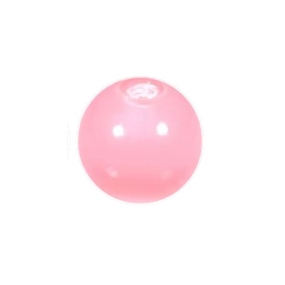 Aramat Jewels roze glow in the dark piercing balletje van 5mm acryl voor tong- of navelpiercings.