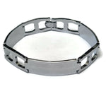 Rvs Schakel Armband Helmond 20cm Met Metalen Sluiting.