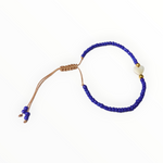 Verstelbare Armband met Schelp Hartje Konings Blauw | Armbanden