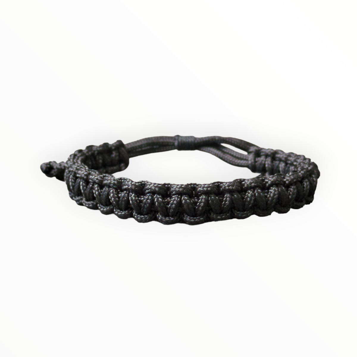 Verstelbare Nylon Armband Dames en Mannen Zwart | Armbanden