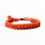 Verstelbare Nylon Armband Dames en Mannen Oranje | Armbanden