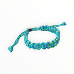 Verstelbare Nylon Armband Dames en Mannen Blauw-groen-paars | Armbanden