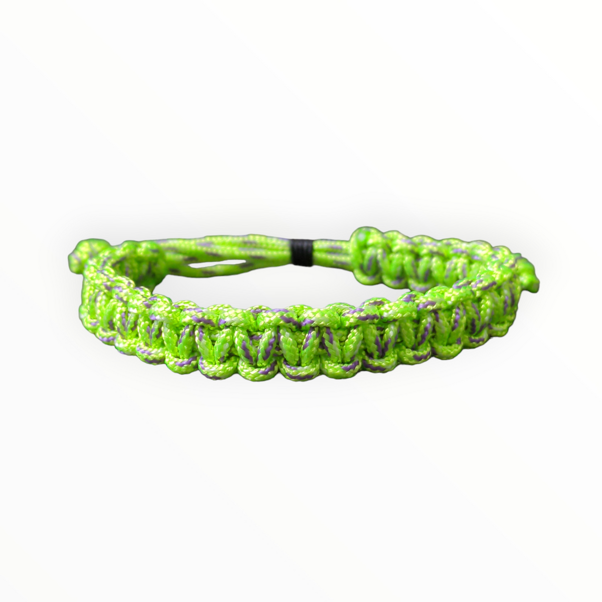 Verstelbare Nylon Armband Dames en Mannen Groen-paars | Armbanden