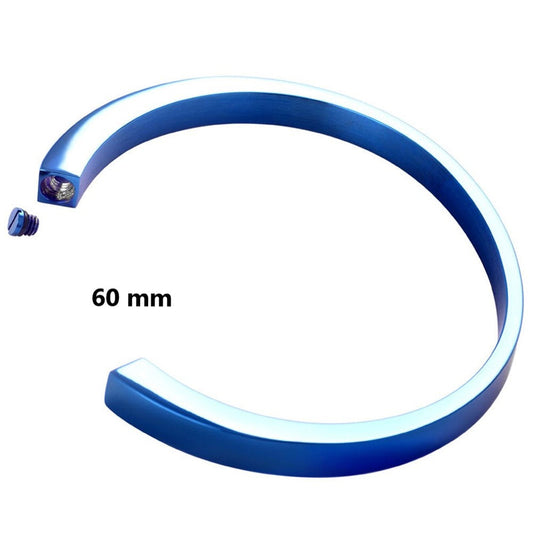 Een Blauwe Ring Met Een Witte Achtergrond