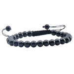 Verstelbare Zwarte Onyx Armband Natuursteen | Armbanden