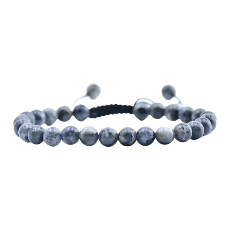 Verstelbare Larvikiet Labradoriet Armband By Aramat Jewels® - De Blauwe Maan Armband