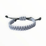 Verstelbare Grijze Nylon Armband Voor Elke Gelegenheid In Productdisplay