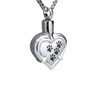 Ashanger hart pootafdrukken – troost & herinnering - Aramat Jewels - Gedenkhangers - cadeautip