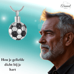 Ashanger Voetbal - Zilverkleurig RVS - hang1357 - 8299 - Gedenkhangers kopen# - 27mm - alles - ashangers