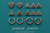 Balinese earrings collection with Aramat Jewels branding