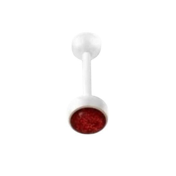 Een paar rood-witte oortelefoons