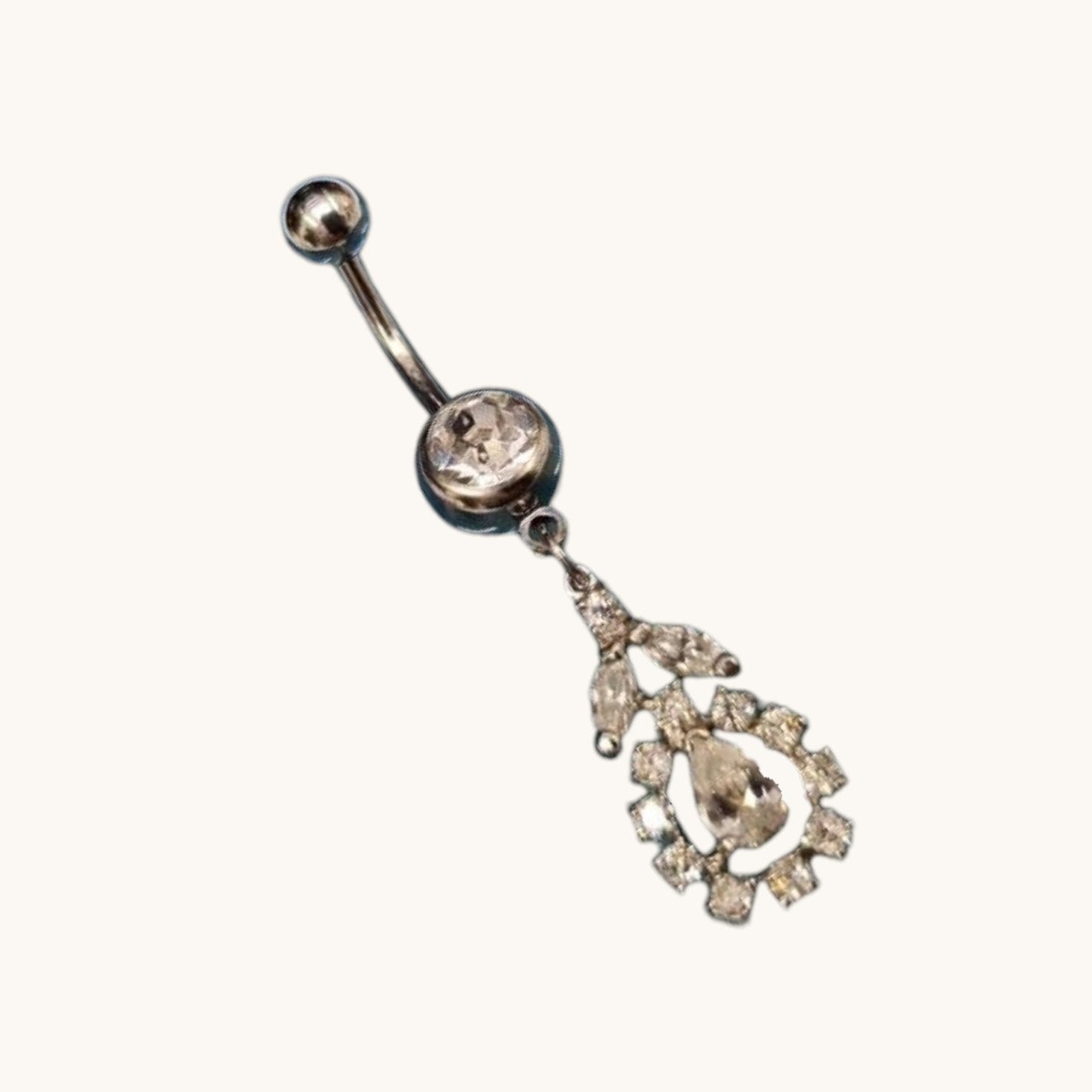 Flower Pendant Navel Piercing