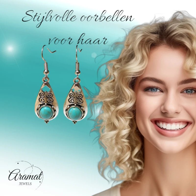 Boho Druppel Oorhangers - oor6053 - Oorhangers kopen# - 50mm - alles - bali